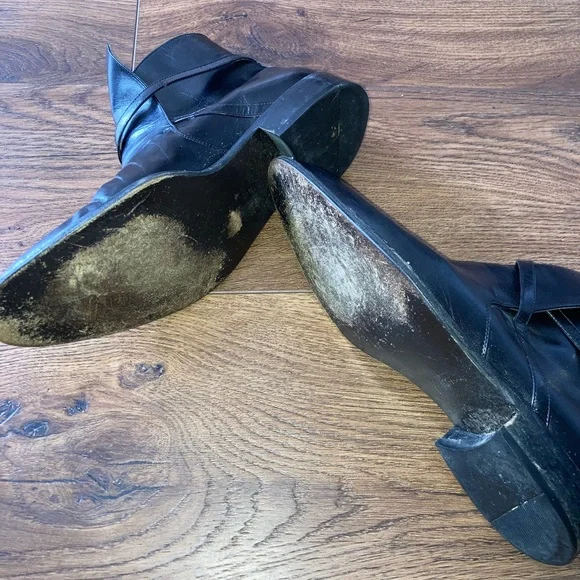 Bally Mens Black Leather Chukka Boots size 8 - Picture 4 of 8